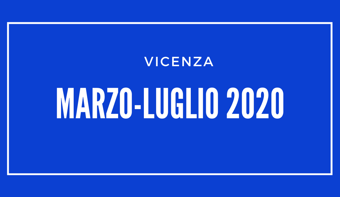 VICENZA Marzo – Luglio 2020