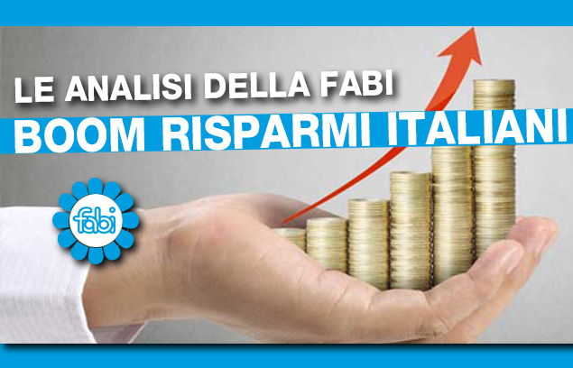 RICERCA FABI: BOOM RISPARMI ITALIANI +45 MILIARDI IN 2019